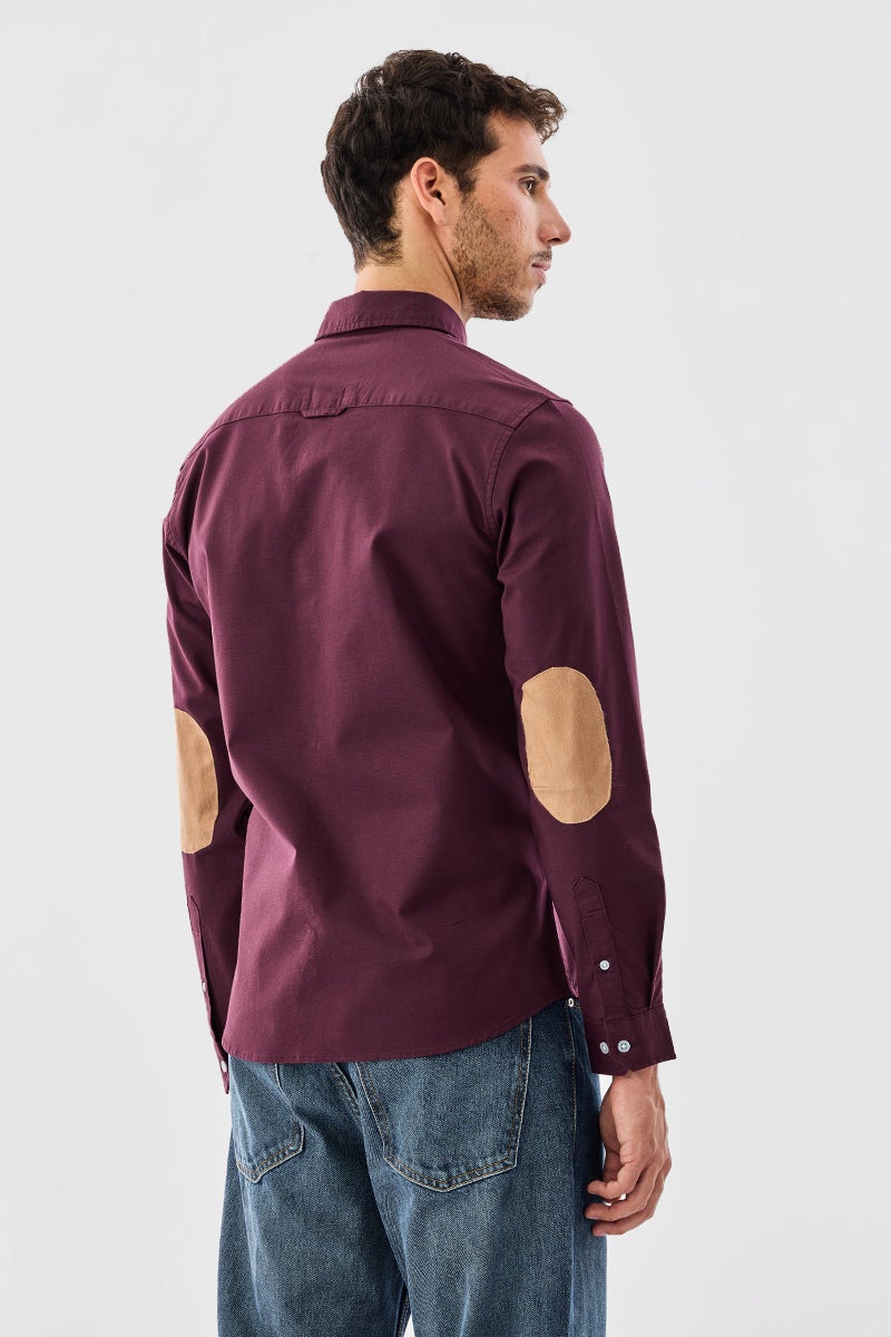 سنيتش قميص أوكتيت عنابي - Image 5